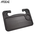 Steering Wheel Tray Car Food Desk with Cup Holder Universal Laptop Table Travel Stand for SUV Truck Vehicle Automotive Interior