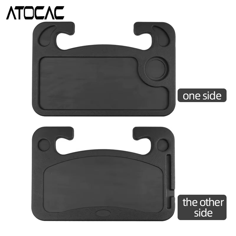 Steering Wheel Tray Car Food Desk with Cup Holder Universal Laptop Table Travel Stand for SUV Truck Vehicle Automotive Interior